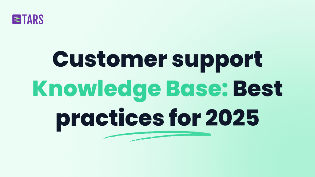 A knowledge base organized by what the customer is trying to do, not by how the product is built
