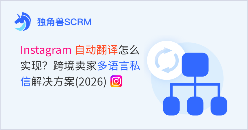 Instagram 自动翻译怎么实现？跨境卖家多语言私信解决方案(2026)