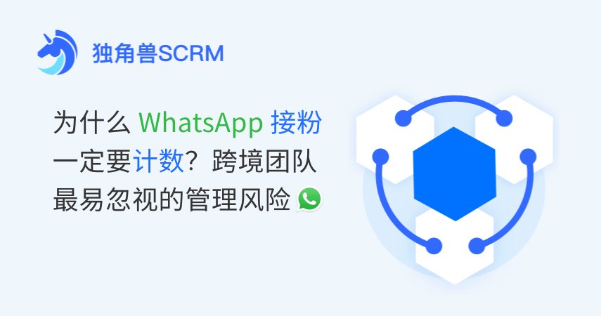 为什么 WhatsApp 接粉一定要“计数”？跨境团队最易忽视的管理风险